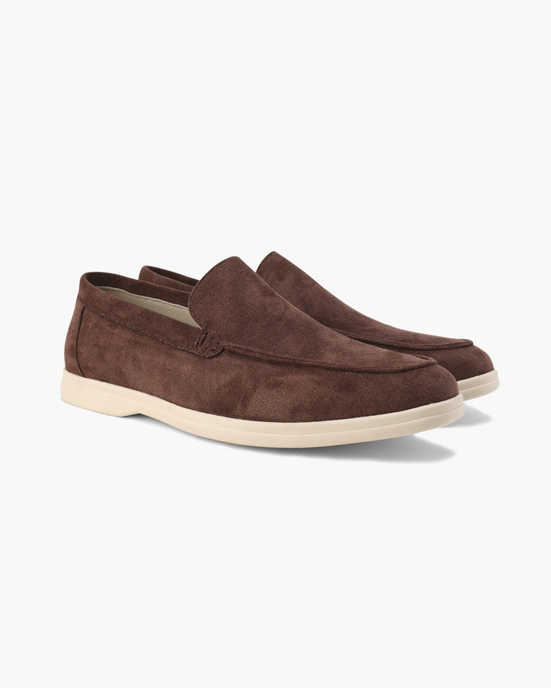 Suede Loafers | Supportive Insole (Chocolate)