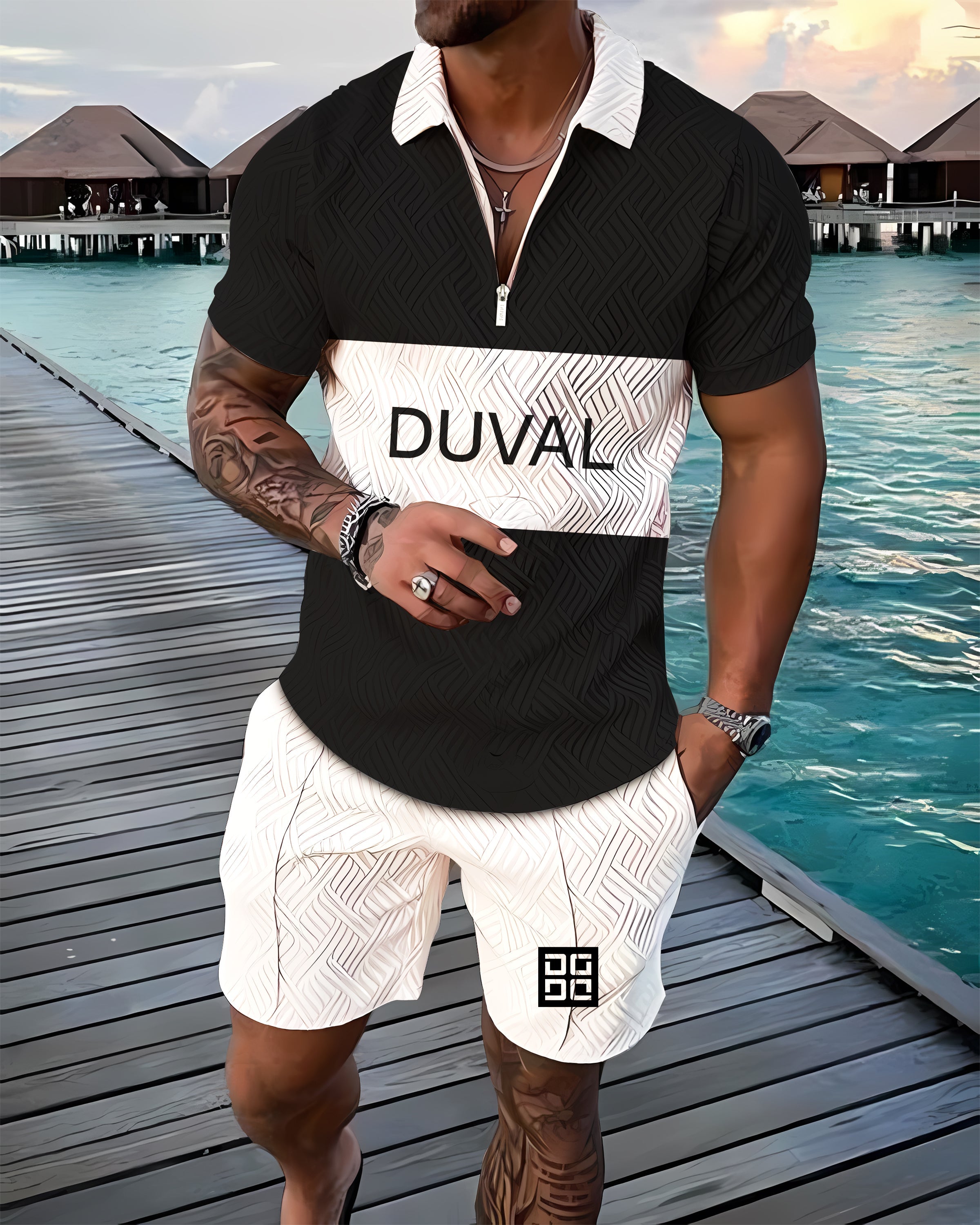 Classic Polo Shirt And Shorts Co-Ord