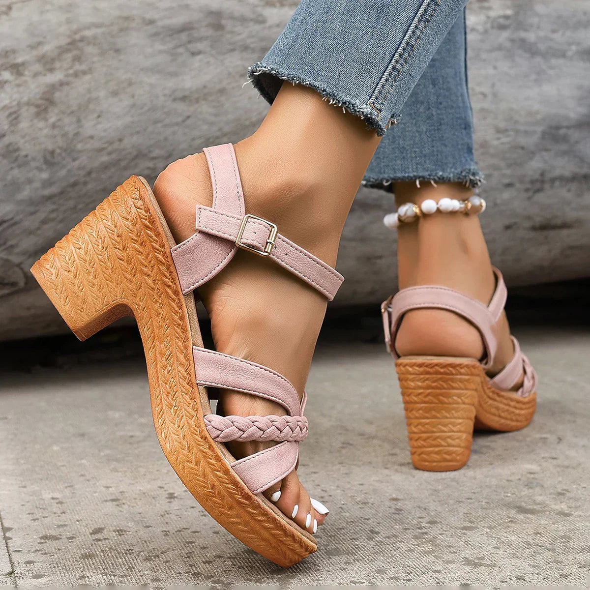 Gianna | Classic Mid-Heel Sandals