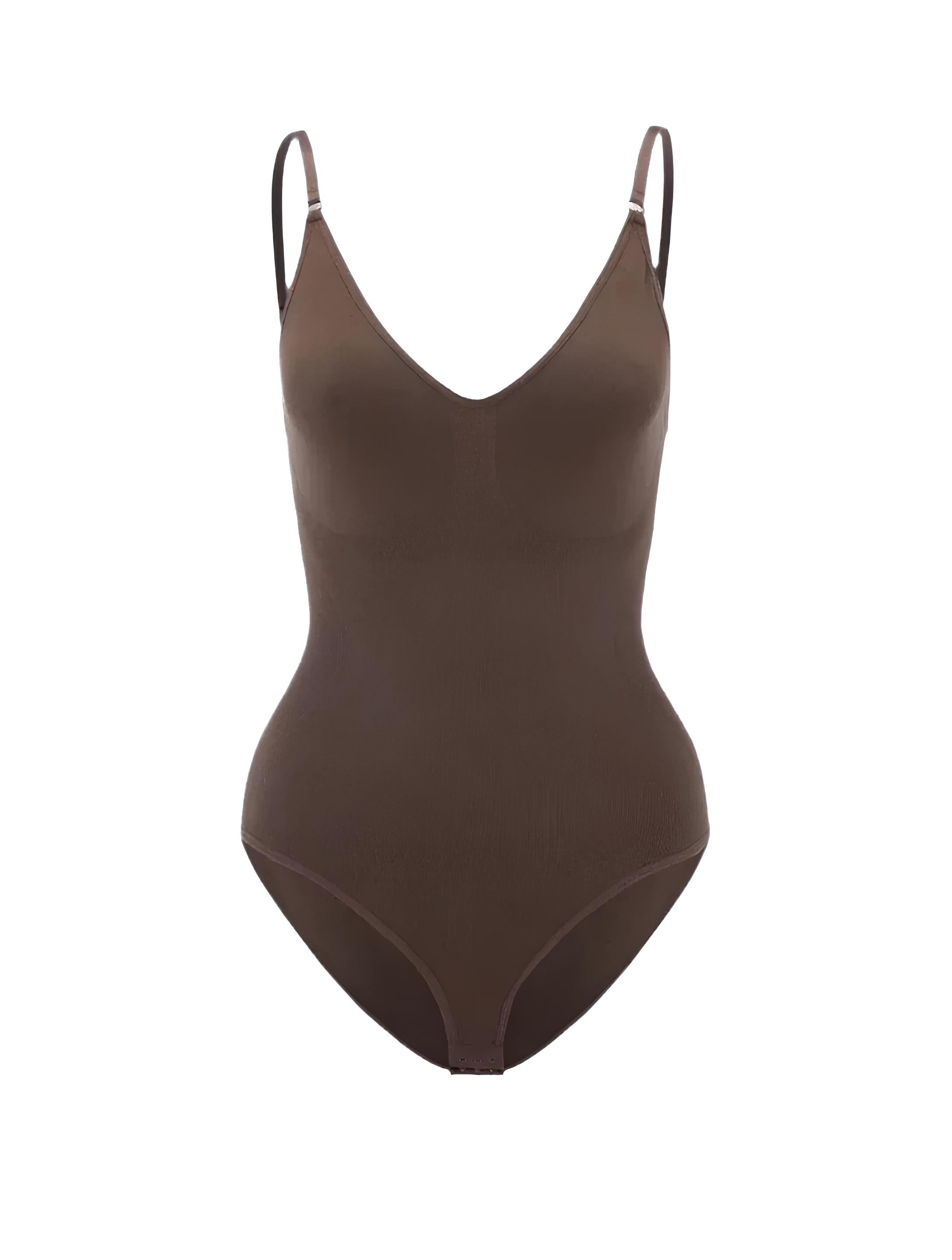 Snatched Shapewear Bodysuit (Brown)